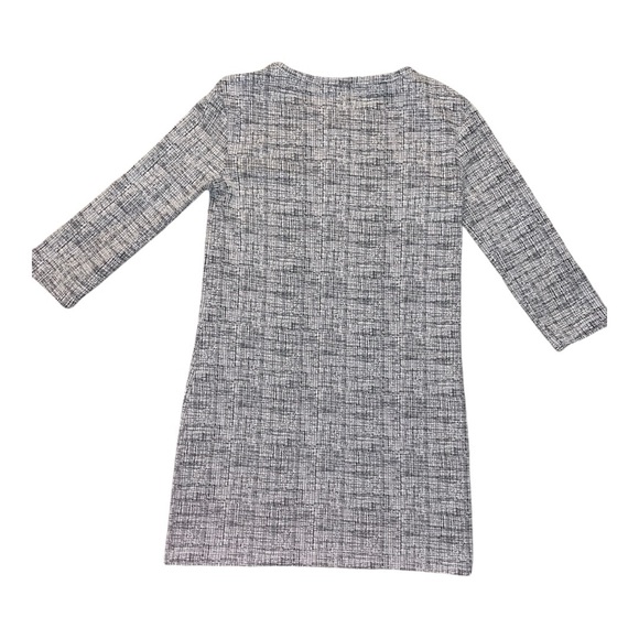 Mercer & Madison Grey & White Tweed Mini Dress, Size S – Perfect for Work/Preppy - Picture 5 of 7